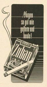 Reklame für Zuban 22 – American Blend, 50er Jahre